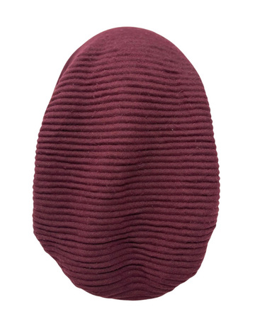 SG LN421 Burgundy Wrinkle / Lurex Border Pre-Tied Bandanna with Small Full Grip Myselflingerie.com